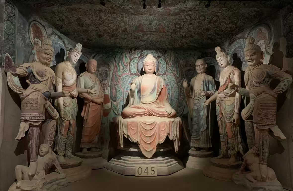 Mogao Cave 45 Polychrome Sculptures